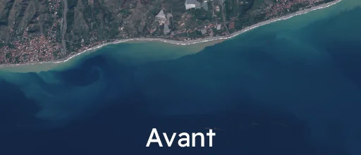 Photo satellite avant d'utiliser OPAT